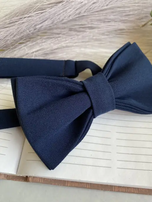 Bowtie__day Бабочка галстук мужская, синий, фото 2