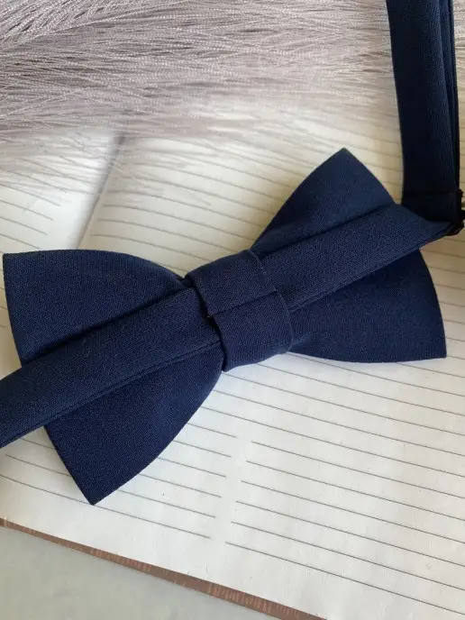 Bowtie__day Бабочка галстук мужская, синий, фото 4