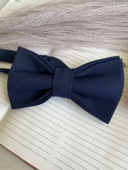 Bowtie__day Бабочка галстук мужская, синий, фото 6
