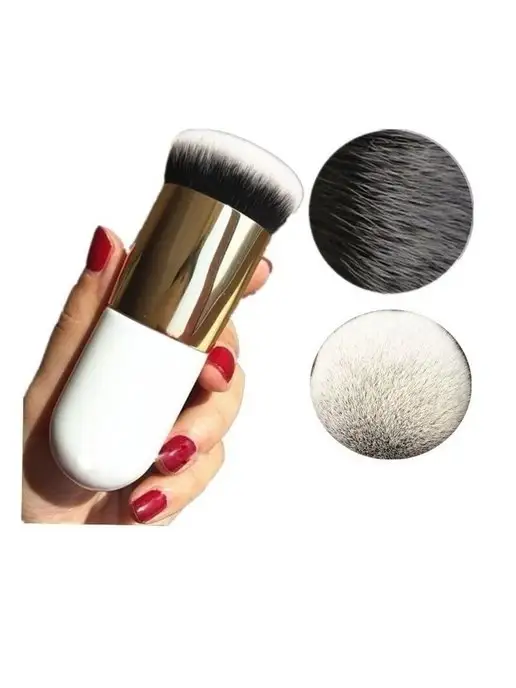 Beauty Club Кисть для пудры макияжа румяна масок кабуки для контуринга, белый, фото 8
