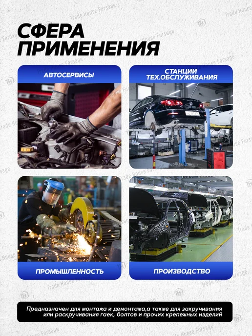 FORSAGE Ключ комбинированный с динамическим профилем 21 мм, серый, фото 3