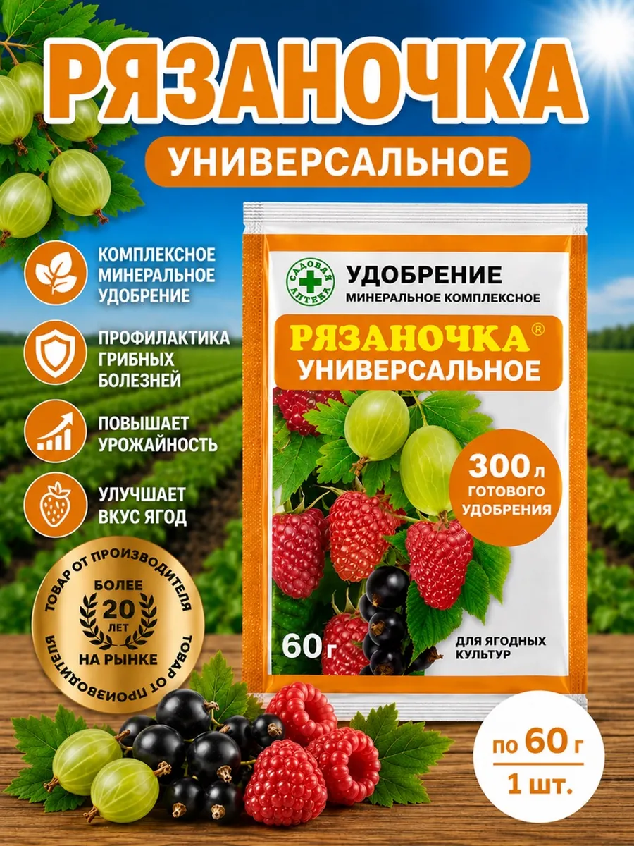 Рязаночка универсальное минеральное удобрение