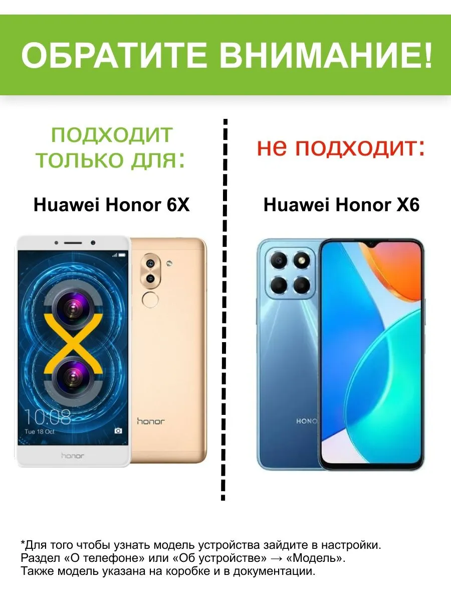 Чехол для Huawei Honor 6X, серия PU КейсБерри 44945365 купить за 631 ₽ в  интернет-магазине Wildberries