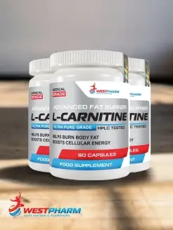 L-Carnitine / Л-карнитин / Жиросжигатель / 90 капсул Westpharm 44957067 купить за 744 ₽ в интернет-магазине Wildberries