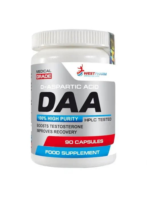 Westpharm DAA D-aspartic acid, 90 капсул, вариант, фото 4