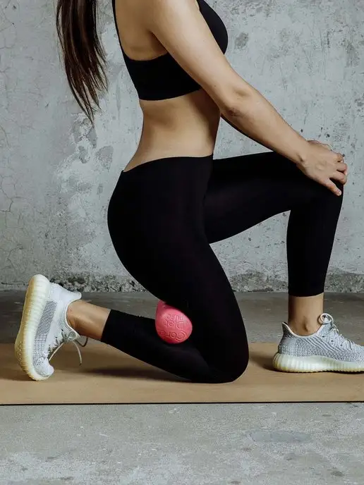 Corediet Массажный ролик DEEP ROLLER PU90 PRO, умеренно-жесткий Корея, розовый, фото 8