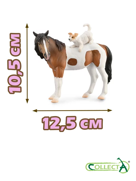 Collecta Фигурка лошади и терьера, вариант, фото 2