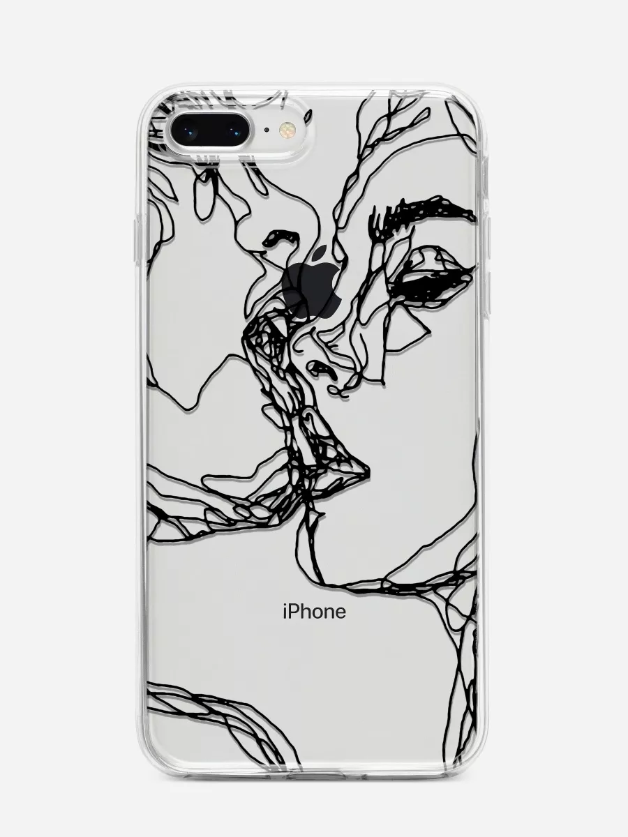 Чехол-накладка SC221 для смартфона Apple iPhone 7 Plus/8 Plus, силикон, рисунок (004)