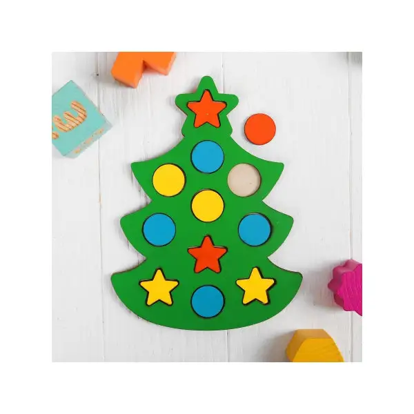 Мозаика "Нарядная ёлочка"