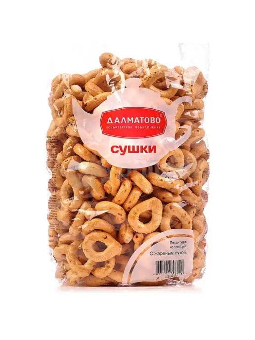 далматово Сушка с жареным луком "Пикантная", 1000гр, 1000 г