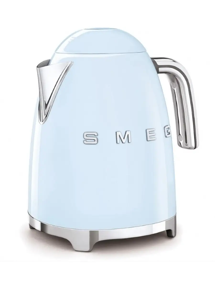 Чайник электрический, объем 1,7 л, SMEG голубой KLF03PBEU SMEG 45375974  купить в интернет-магазине Wildberries