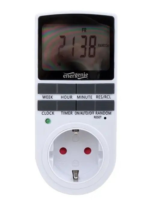 Energenie Умная розетка с таймером и дисплеем, белый, фото 8