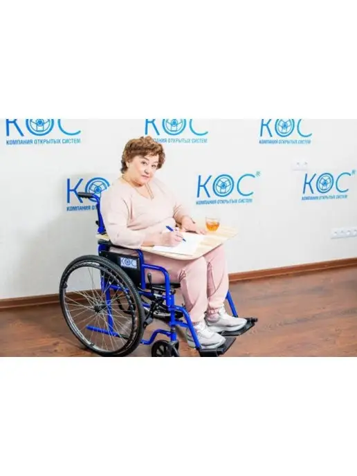 Медтехно Столик для инвалидной коляски, бежевый, фото 3