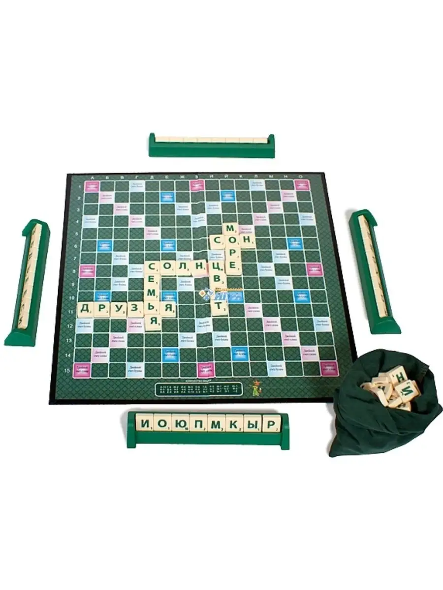 Настольная игра Считай слова Скрэббл (аналог Скрабл, Scrabble)