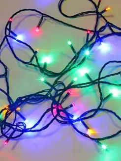Гирлянда "Нить", 10 м, 8 режимов, уличная, мульти SH Lights. Вид 2.