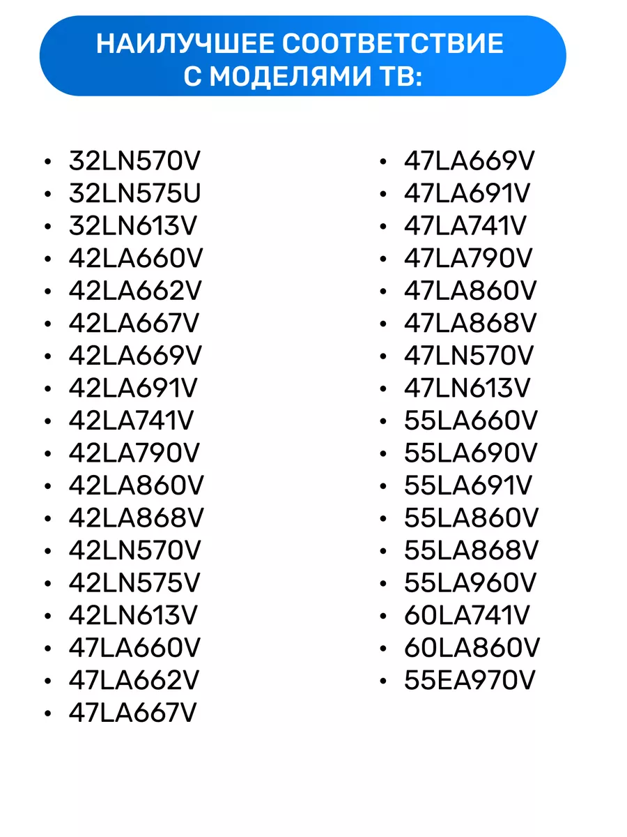 Оригинальный Пульт AKB73715601 Для Телевизоров LG LG 45558073.