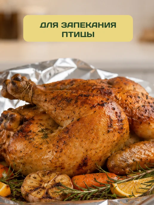 Pekarrini Фольга пищевая прочная в рулоне 50 м 14 мкм, 50 м, фото 4