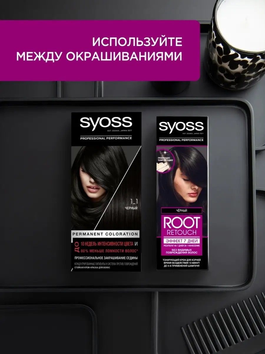 Тонирующий крем Root Retouch, Эффект 7 дней, 60 мл SYOSS 45581543 купить в  интернет-магазине Wildberries