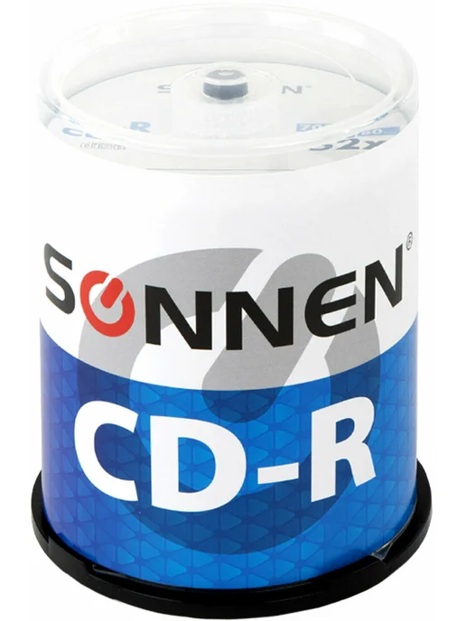 SONNEN Компакт диски CD-R объемом 700Mb, скорость 52x 50 шт, 100 шт, фото 3