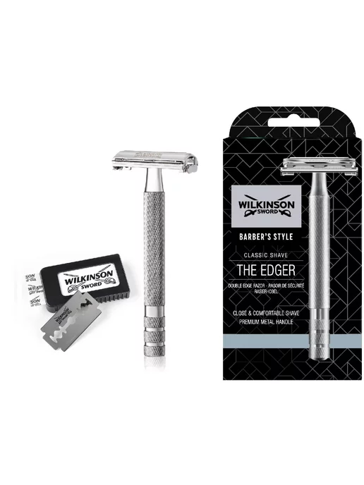 Wilkinson Sword Бритва, станок Т-образный, Premium + 5лезвий, серый, фото 2