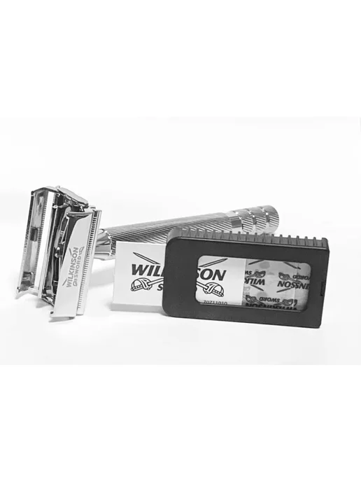 Wilkinson Sword Бритва, станок Т-образный, Premium + 5лезвий, серый, фото 7