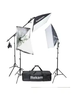 Студийный свет CL-555-FL3-SB Boom Kit. софтбоксы, 555 Вт Rekam 45588551 купить за 12 285 ₽ в интернет-магазине Wildberries