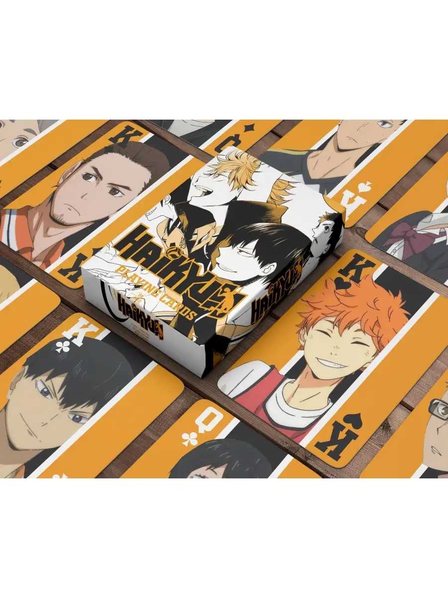 Карты Haikyuu/Игральные Аниме 54 шт/Haikyuu/Волейбол/Волейбол аниме/Манга  AnyMy 45626081 купить в интернет-магазине Wildberries