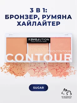 Палетка для контуринга лица консилер румяна бронзер RELOVE BY REVOLUTION 45635027 купить за 320 ₽ в интернет-магазине Wildberries