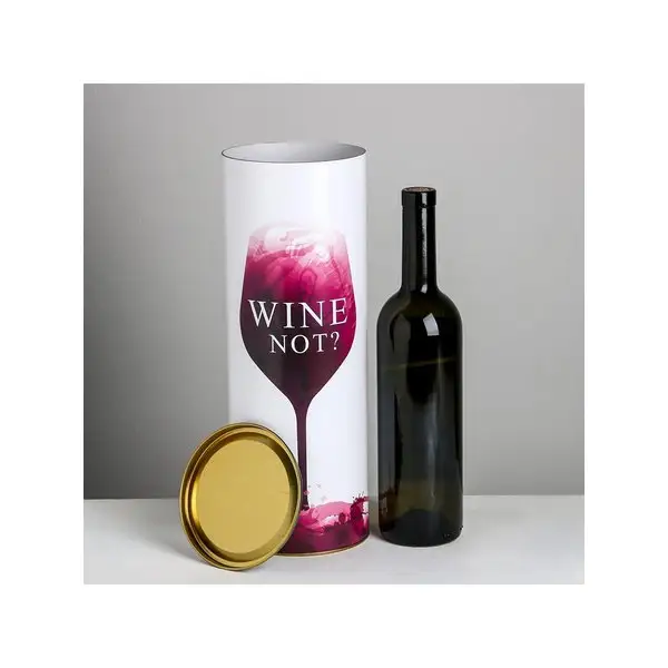 Тубус под бутылку Wine, 12х34см