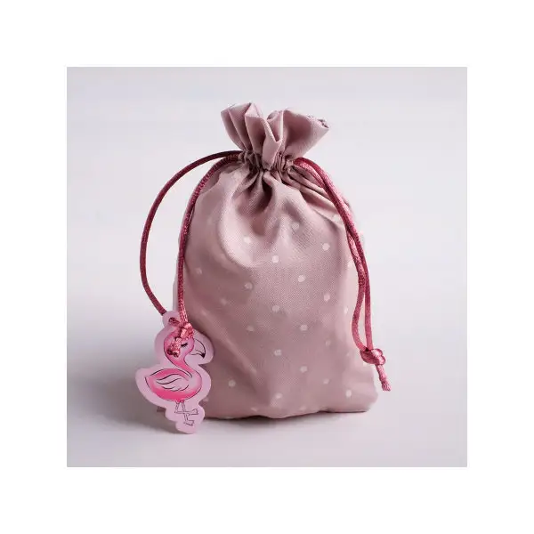 Мешок подарочный 'Фламинго', 10 х 16 см