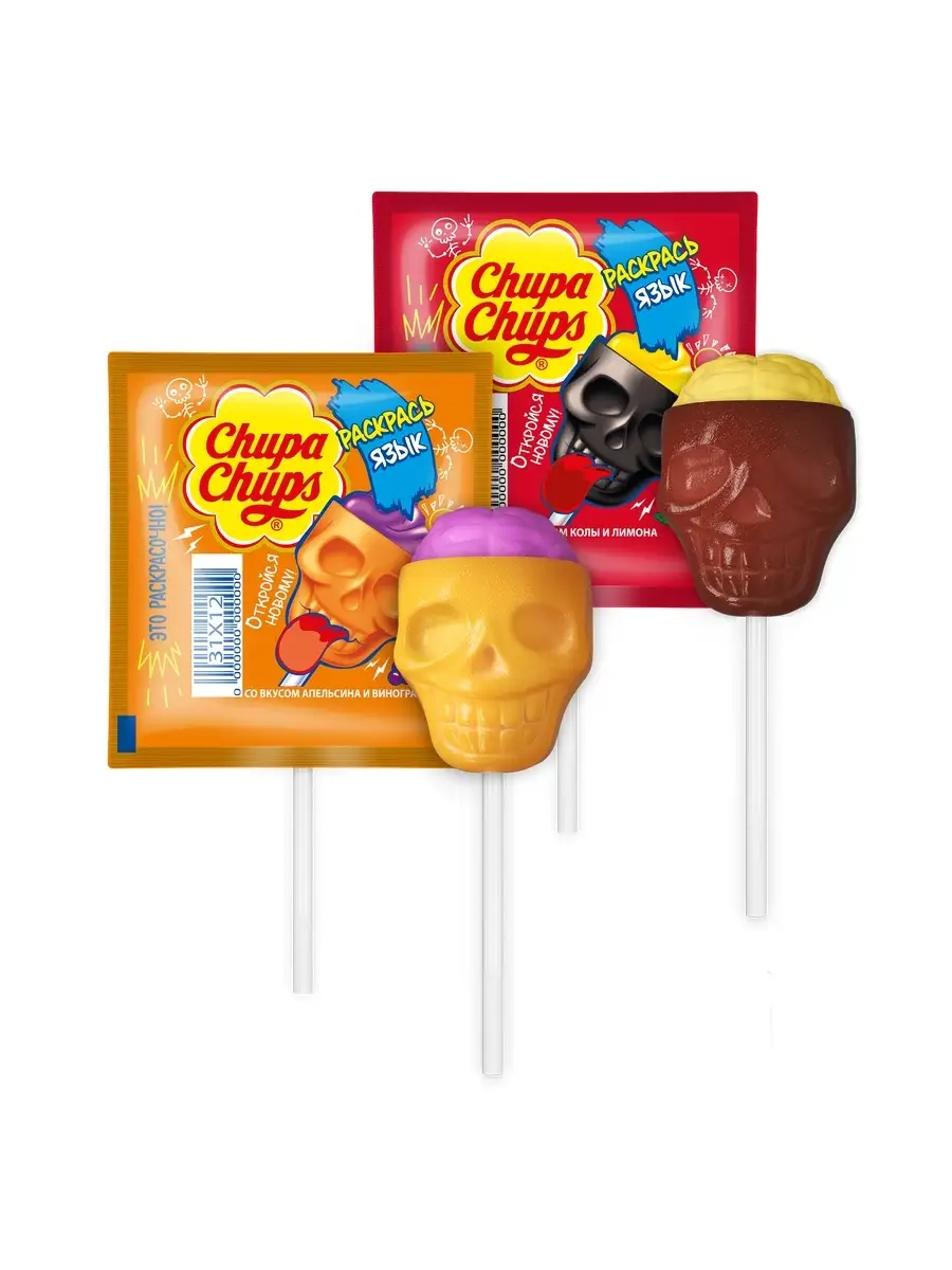 Карамель Chupa Chups Раскрась язык, 10 шт по 15 г. Chupa Chups 45692175  купить в интернет-магазине Wildberries