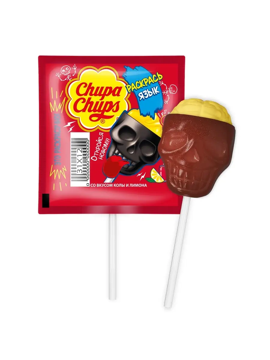 Карамель Chupa Chups Раскрась язык, 45 шт по 15 г. Chupa Chups 45693037  купить в интернет-магазине Wildberries