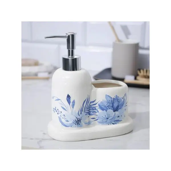 Дозатор для мыла со стаканом, 300 мл