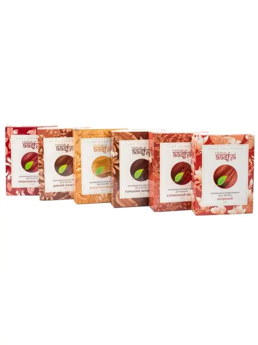 Aasha Herbals Краска для волос натуральная Дикий каштан, 100 г, 100 г, фото 4