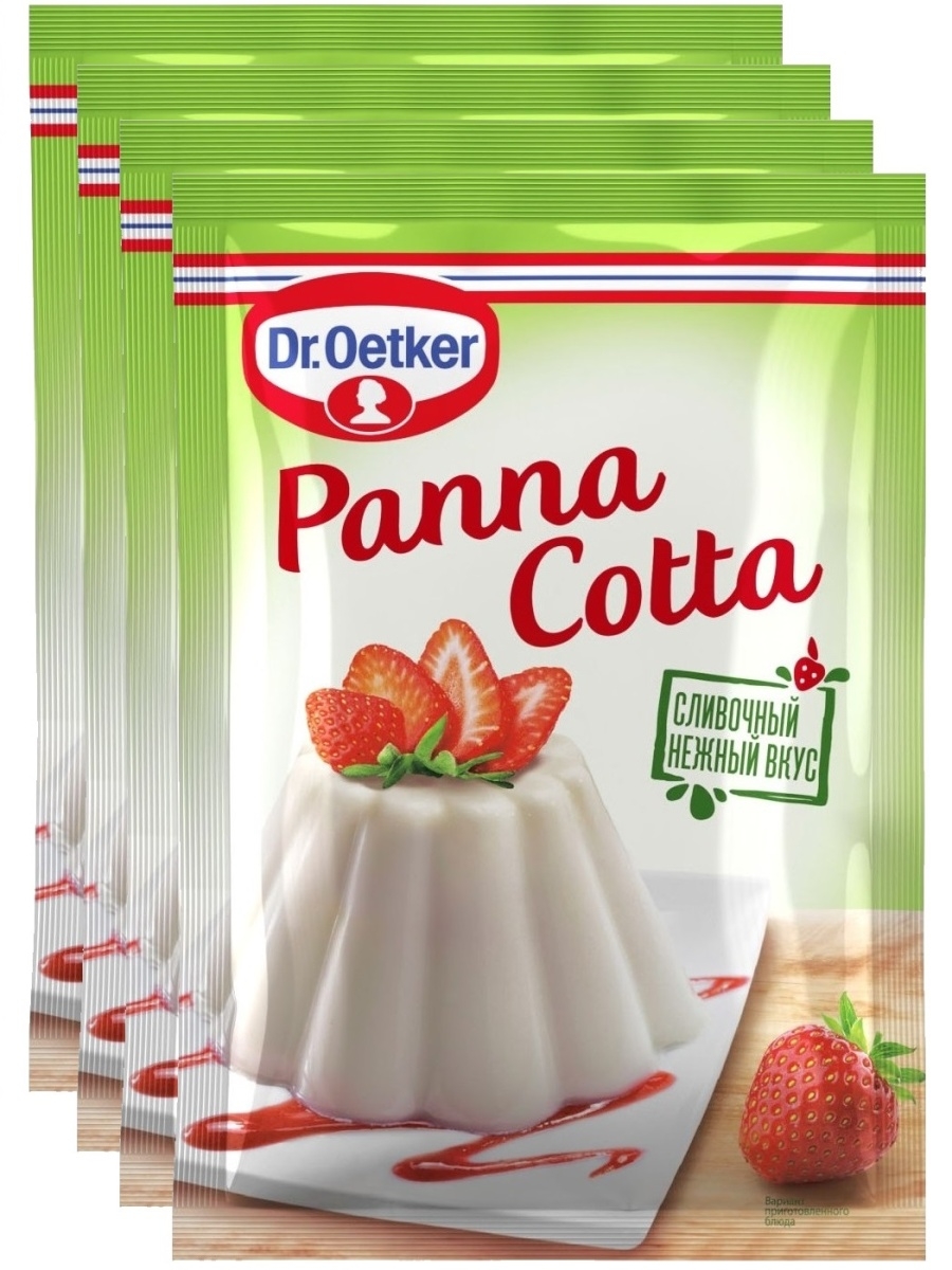 Смесь Десерт Панна Котта 4 по 67г Dr. Oetker 45834619 купить в  интернет-магазине Wildberries