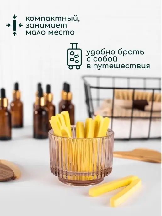 Chivey Спонж для лица, желтый, фото 4