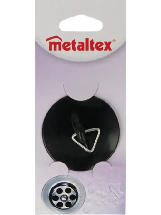 Metaltex Пробка для ванны диаметр 6 см, черный