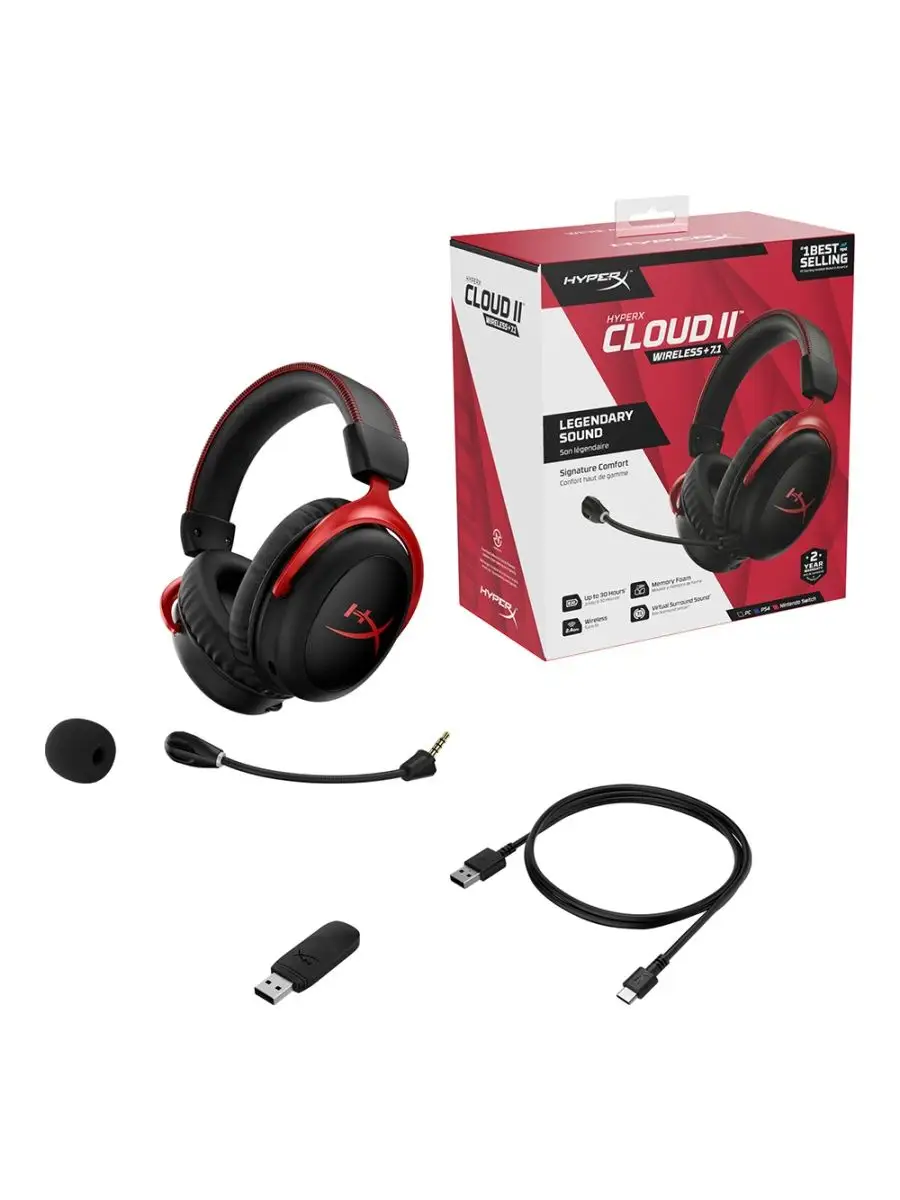 Hyperx cloud ii wireless headset sale