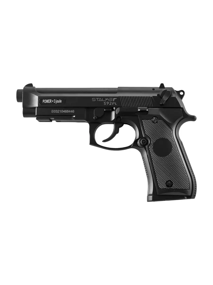 Пневматический пистолет Beretta 92 / Беретта 92 / Баллончики 10 / Шарики  1500 / Мишени 50 STALKER 45910750 купить в интернет-магазине Wildberries