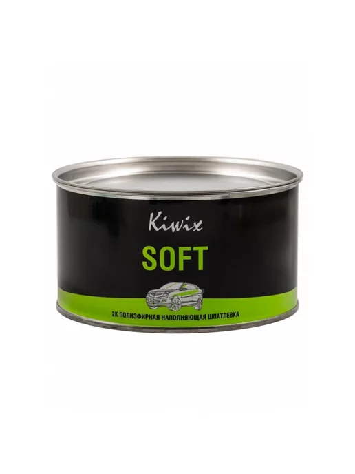 Kiwix Шпатлевка Soft 2кг Шпатлёвка Автомобильная, 2 кг, фото 2