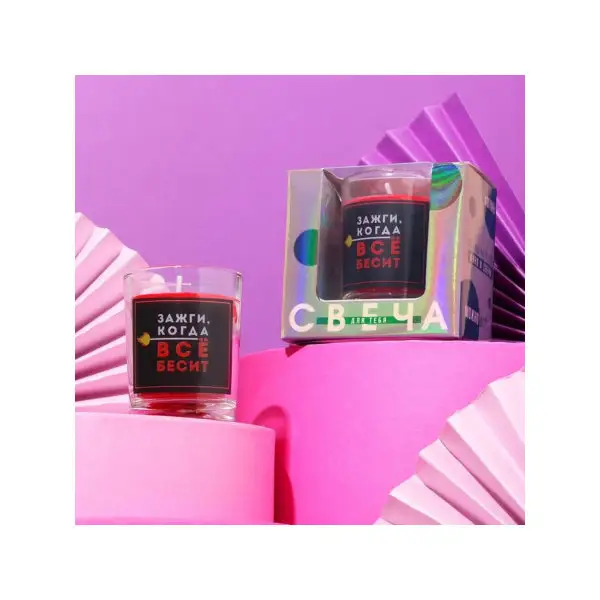 Подарок на день рождения Женщине девушке Свеча