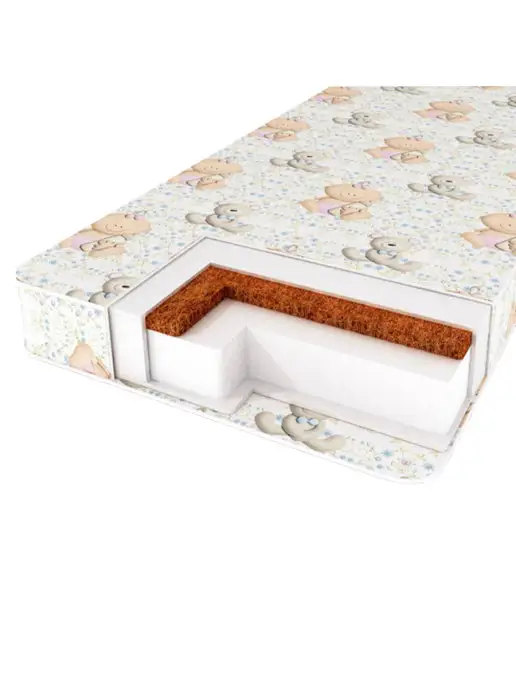 Indigo Матрас 120х60 в кроватку для новорожденных Лежебока, 120x60, фото 2