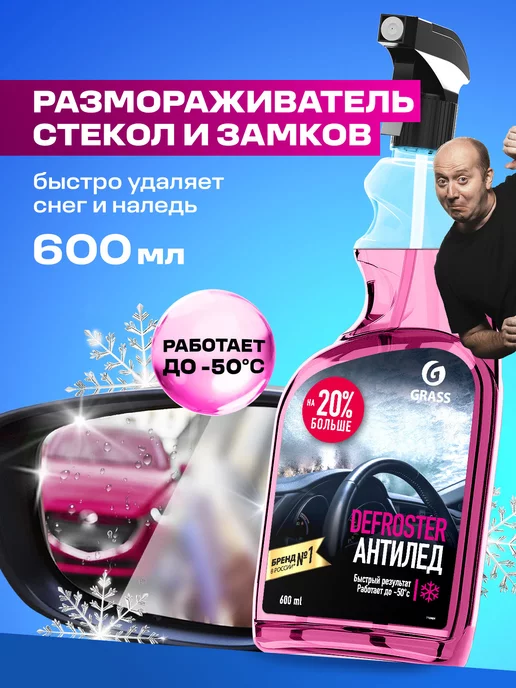 GRASS Размораживатель стекол замков фар, вариант