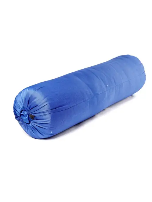 RamaYoga Болстер из ватина йоги и спорта 75 см для медитации, синий, фото 2