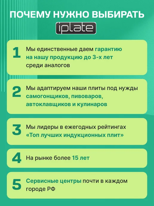 iplate Индукционная плита домашняя Т24 2 кВт, черный, фото 8