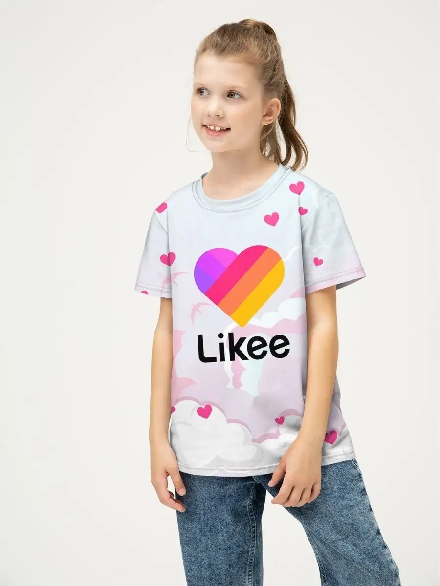 Футболка детская Лайки, Лайк Likee