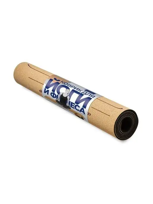 INDIGO Sport Коврик спортивный пробковый, черный, фото 3