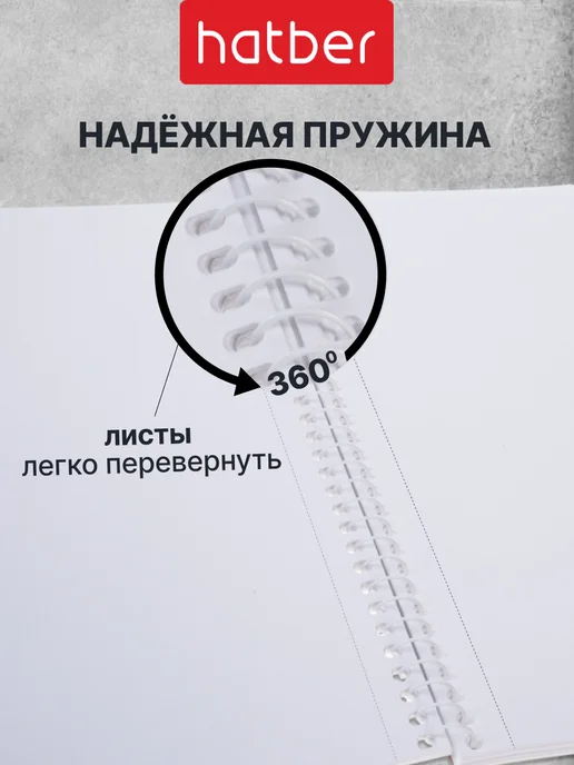 Hatber Альбомы для рисования А4 40 листов 2 штуки набор, серый, фото 7