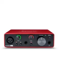 Внешняя звуковая карта Scarlett Solo 3nd Gen FOCUSRITE 46506628 купить за 13 699 ₽ в интернет-магазине Wildberries