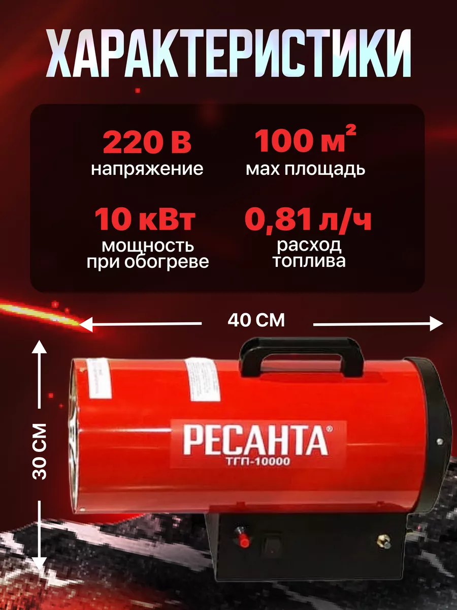Газовые тепловые пушки - купить с доставкой по Москве и всей России | Mircli